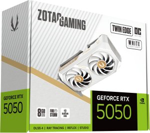 Karta graficzna Zotac Gaming GeForce RTX 5050 Twin Edge OC White 8GB GDDR6 DLSS4 (ZT-B50500Q-10M) 8