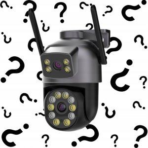 KAMERA OBROTOWA ZEWNĘTRZNA WIFI PODWÓJNA IP 8MPX UHD APLIKACJA 4K ULTRA HD 8