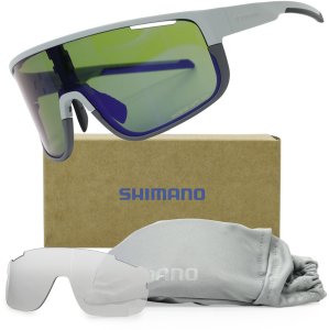 Okulary Shimano Pulsar szałwiowe, soczewki Ridescape GR- Gravel 1