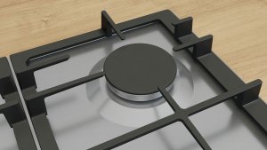 Bosch Serie 6 PCP6A5I90 płyta kuchenna Stal nierdzewna Wbudowany 58 cm Gaz 4 stref(y) 4