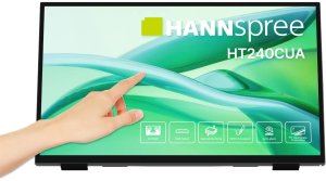 Hannspree HT240CUA monitor komputerowy 60,5 cm (23.8") 1920 x 1080 px Full HD LED Ekran dotykowy Czarny 1