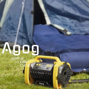 KOMPRESOR SAMOCHODOWY 12V 230V POMPKA PRZENOŚNA SPRĘŻARKA DMUCHAWA LED HQ 5