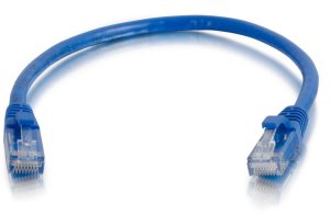 Kabel / 3 m Blue CAT6 PVC Snagless UTP Patch 1