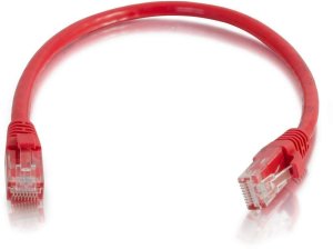 Kabel / 2 m Red CAT6 PVC Snagless UTP Patch 1