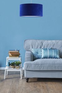 Lampa wisząca HOME 40 niebieska/biała BPS KONCEPT 2