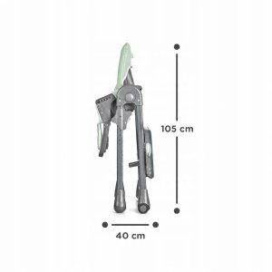 KINDERKRAFT KRZESEŁKO DO KARMIENIA TASTEE GREY 12