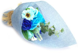 Niebieski Bukiet Mydlany 2