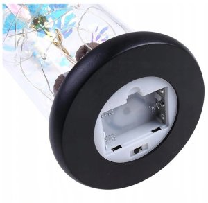 WIECZNA RÓŻA W SZKLE ŚWIATEŁKA LED flower box rose 8