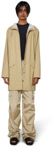 Rains kurtka przeciwdeszczowa unisex LONG JACKET 12020 24 SAND S 2