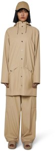 Rains kurtka przeciwdeszczowa unisex LONG JACKET 12020 24 SAND S 6