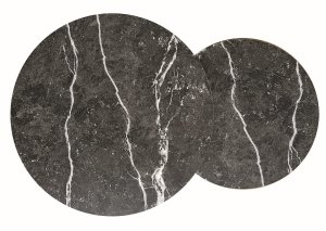 Ława HOLA czarny efekt marmuru/czarny (zestaw) 3