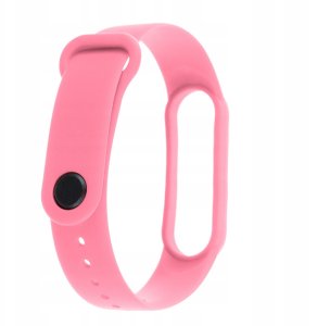Pasek silikonowy do Xiaomi 5/6 - różowy 3