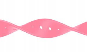 Pasek silikonowy do Xiaomi 5/6 - różowy 5