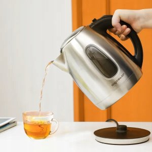 Czajnik Elektryczny Bezprzewodowy 2200W 1,7L Stal 4