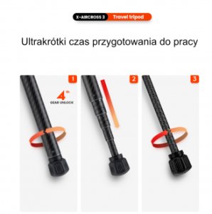 Statyw Fotopro X-Aircross 3 - szary 7