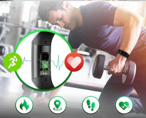 SMARTWATCH ZEGAREK PL MENU WODOODPORNY PULS C80 13