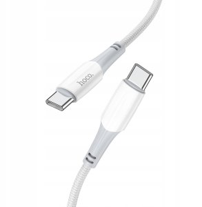 Kabel USB Hoco USB-C - USB-C 1 m Biały 2