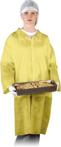 FLAB - Fartuch laboratoryjny - szary/stalowy - M-3XL - (jednorazowy) 3XL 1