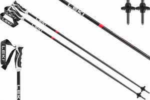 LEKI KIJE NEOLITE black/red 135 1