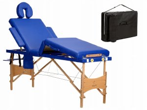 Stół, łóżko do masażu 4-segmentowe drewniane 4