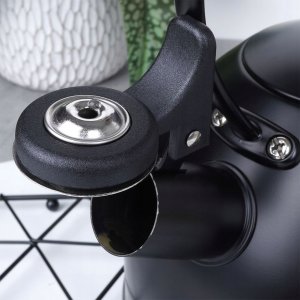 Czajnik z gwizdkiem stalowy czarny 2,5 l 11