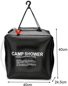 Verk Prysznic solarny turystyczny kempingowy polowy 40l 4