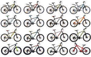 Rower Górski MTB MalTrack TEAM GREY BLUE 26" 15