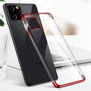 Clear Color case żelowy pokrowiec etui z metaliczną ramką Xiaomi Redmi Note 11S / Note 11 czarny 10