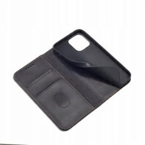 Magnet Fancy Case etui iPhone 14 Pro Max pokrowiec z klapką portfel podstawka czarne 5