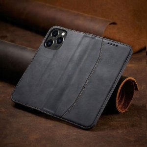 Magnet Fancy Case etui iPhone 14 Pro Max pokrowiec z klapką portfel podstawka czarne 10