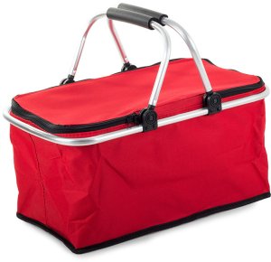 Kosz piknikowy termiczny koszyk na piknik zakupy 3