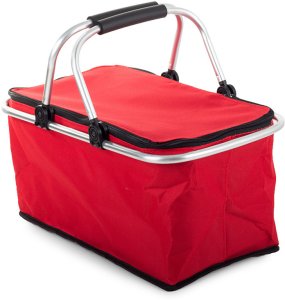 Kosz piknikowy termiczny koszyk na piknik zakupy 4