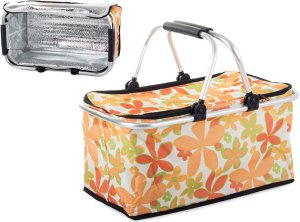 Kosz piknikowy termiczny koszyk na piknik zakupy 2
