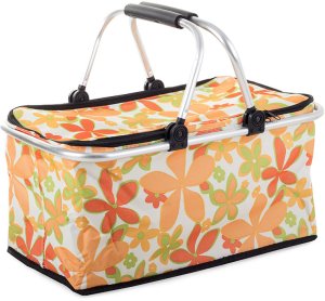 Kosz piknikowy termiczny koszyk na piknik zakupy 3