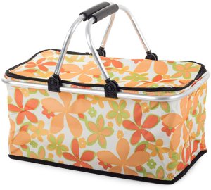 Kosz piknikowy termiczny koszyk na piknik zakupy 4