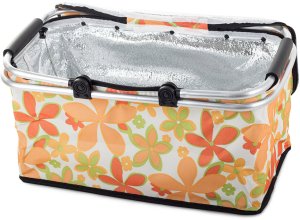 Kosz piknikowy termiczny koszyk na piknik zakupy 7