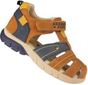 Dziecięce sandały American Club XD-139/24 brązowe 24 1