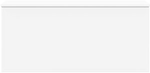 vidaXL Skrzynia, biała, 100x42x46 cm, materiał drewnopochodny 4