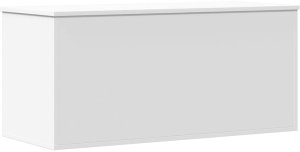 vidaXL Skrzynia, biała, 100x42x46 cm, materiał drewnopochodny 6