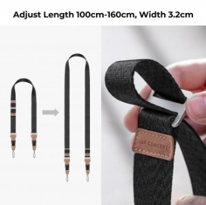 Pasek do aparatu K&F Concept Alpha Strap - czarny 17