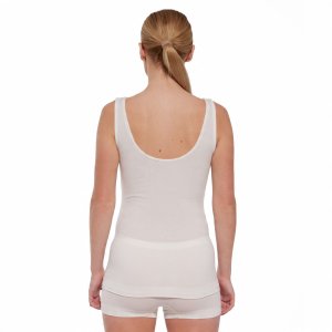 Brubeck TA1059W Koszulka damska bez rękawów COMFORT MERINO kremowy S 4