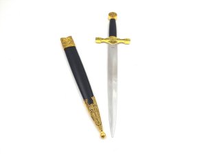 Stalowy sztylet rycerski - replika 2