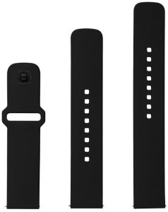 Fixed | Sporty Strap Set with Quick Release 22mm for smartwatch | 160-235 mm | Black | Silicone 2