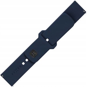 Fixed | Sporty Strap Set with Quick Release 22mm for Smartwatch | 160-235 mm | Blue | Silicone 2