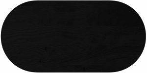 vidaXL Blat do stołu, brązowy, 120x60x4 cm, lite drewno dębowe, owalny 2