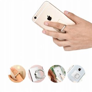 UCHWYT TELEFONU STOJAK ZAJĄC SREBRNY UNIWERSALNY VEGA NA RĘKĘ RING HOLDER 7