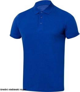 ARDONZIDYN - Męska koszulka polo z wstępnie pranej bawełny odporniejszej na blaknięcie kolorów materiał z silikonowym - niebieski 5XL 3