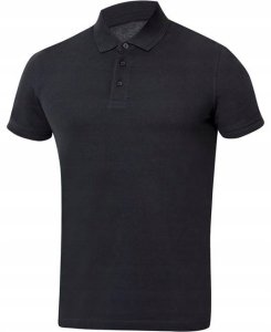 Ardon ARDONZIDYN - Męska koszulka polo z wstępnie pranej bawełny odporniejszej na blaknięcie kolorów materiał z silikonowym wykończeniem - czarny 2XL 10