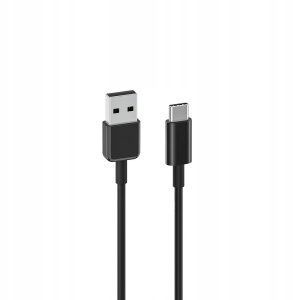 Kabel USB Vega USB-A - USB-C 1 m Czarny (35844) 2