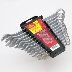 Zestaw kluczy płasko-oczkowych 12el. 2